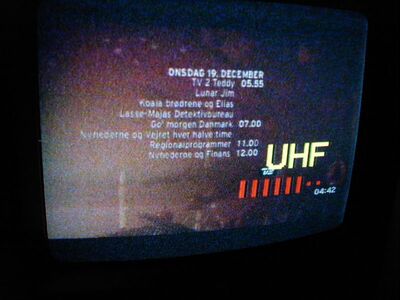 2007_12_19_HWI1_014.JPG
TV2 (Midt/Vest), Viborg 1, K56
Schlüsselwörter: TV Tropo Überreichweite analog analogue Dänemark Danmark TV2