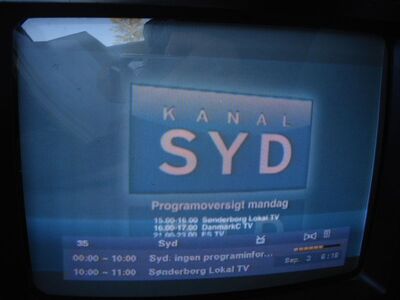 2014_09_03_HWI1_009.JPG
Kanal Syd (Sendesamvirke), DIGI TV 1 Syd, SFN Åbenrå/Flensburg, K37
Schlüsselwörter: TV DX Tropo Überreichweite DVB-T DTT digital UHF Dänemark Danmark Kanal Syd Sendesamvirke DIGI TV1 Åbenrå K37