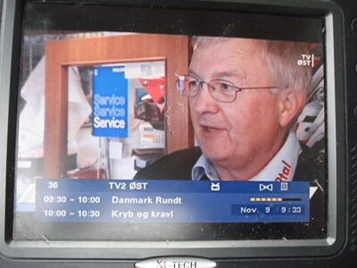 2014_11_09_HWI1_009.JPG
"TV2 Øst" (TV2-regional-Px), DIGI TV 1 Øst, SFN Nakskov/Vordingborg/Jyderup, K58
Schlüsselwörter: TV DX Tropo Überreichweite DVB-T DTT digital UHF Dänemark Danmark TV2 Regional Øst DIGI Nakskov Vordingborg K58