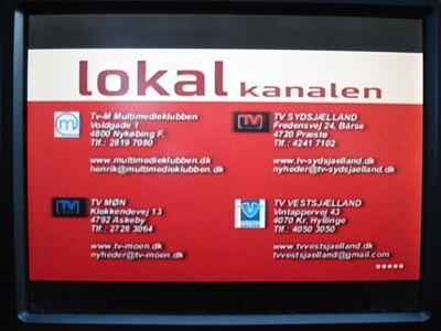 2015_09_09_HWI1_004.JPG
Lokalkanalen  mit Vorschau (Sendesamvirke), DIGI TV 1 Øst, SFN Nakskov/Vordingborg/Jyderup, K58 (2)
Schlüsselwörter: TV DX Tropo Überreichweite DVB-T DTT digital UHF Dänemark Danmark Lokalkanalen Kanal Vestsjælland Sendesamvirke DIGI Nakskov Vordingborg K58