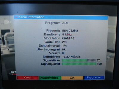 2016_05_13_HWI1_007.JPG
ZDF, ZDF.mobil, SFN SHS-Westküste, K31 (Parameter)
Schlüsselwörter: TV DX DVB-T Tropo Überreichweite ZDF ZDFmobil Schleswig-Holstein SHS Westküste K31 Parameter