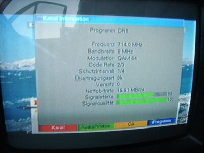 2008_05_09_PCH1_018.JPG
DIGI TV København, SFN København, K51 mit ungewöhnlicher Feldstärke :-)
Schlüsselwörter: TV Tropo Überreichweite DVB-T Dänemark danmark DR TV2