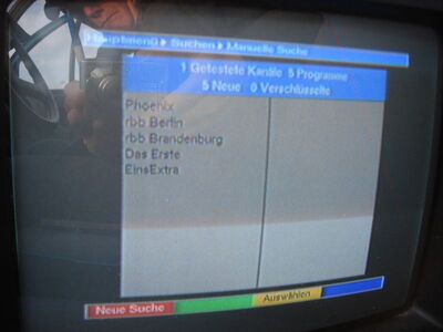 2008_05_15_PCH1_016.JPG
rbb-Mux 1, Booßen/Calau, K53. Dank der Abschaltung des K53 Hamburg empfangbar!
Schlüsselwörter: TV Tropo Überreichweite DVB-T RBB