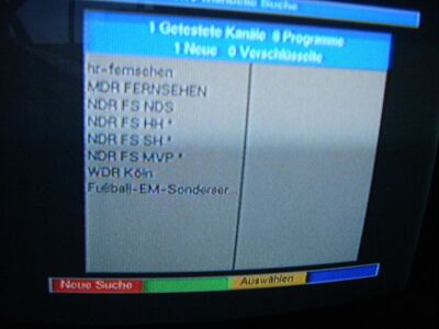 2008_06_10_PCH1_009.JPG
NDR Niedersachsen, SFN Hannover/Braunschweig/Hildesheim, K36 mit neuer ID "Fußball-EM-Sonderservice". Fand nicht gerade ein Spiel statt, lief das NDR Fernsehen
Schlüsselwörter: TV Tropo Überreichweite DVB-T NDR Niedersachsen Fußball Sonderservice