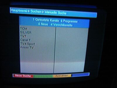 2009_04_15_PCH1_001.JPG
DTT Nät 5, Hörby, K61. Nur noch 6 Programme, davon ein einziges FTA
Schlüsselwörter: TV Tropo Überreichweite DVB-T Schweden Sverige Skåne