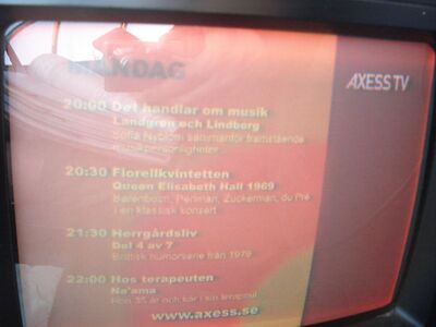 2009_07_06_PCH1_009.JPG
Axess TV, DTT Nät 5, Hörby, K61
Schlüsselwörter: TV Tropo Überreichweite DVB-T Schweden DTT Nät 5 Schweden Sverige Axess