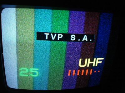 2010_03_27_PCH1_002.JPG
TVP 1, Bialogard (Slawoborze), K60
Schlüsselwörter: TV Tropo Überreichweite analog analogue Polen Polska TVP TVP1 Testbild Testcard Monoskop