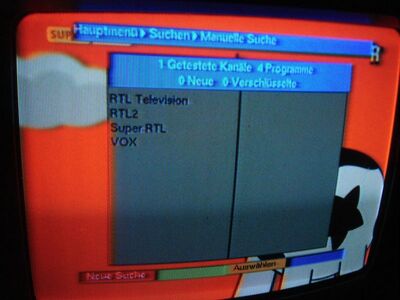 2011_03_04_PCH1_007.JPG
Die Programmkennungen im RTL-Bouquet Berlin (SFN Berlin, K25):

RTL Television
RTL 2
Super RTL
VOX
Schlüsselwörter: TV DVB-T Programmkennungen PxID RTL Berlin