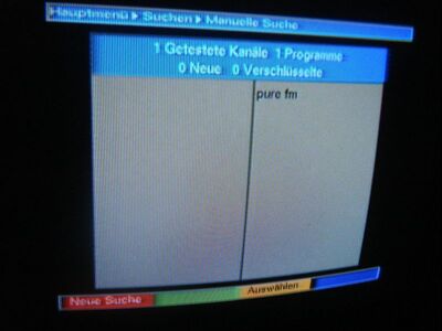 2011_10_17_PCH1_004.JPG
"BerlinMix1" ist weg! Auf K59 in Berlin sendet derzeit nur noch "pure FM", ein Hörfunk-Px. Von den 14,75 MBit/s werden derzeit nur 0,128 kBit/s genutzt.
Schlüsselwörter: TV DVB-T DTT digital Berlin MABB Mux 4 Abschaltung BerlinMix1 Digipal1