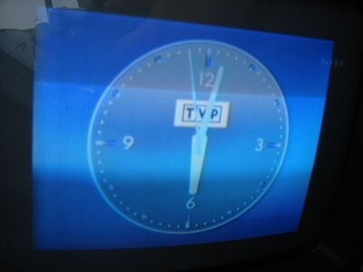 2012_07_07_PCH1_007.JPG
TVP 1 HD, TP-Emitel Mux-1, Szczecin 1 (Kolowo), K41. Um 06.. Uhr MESZ wurde das Testbild ausgeblendet. Auch die TVP-Uhr wurde neu designt
Schlüsselwörter: TV Tropo Überreichweite DVB-T DTT digital Polen Polska TVP TVP1 HD Emitel Mux1 Szczecin K41