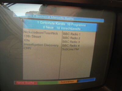 2013_06_07_PCH1_015.JPG
NTS4 Digitenne Bouquet 5, Lelystad, K44.
Leider sind sämtliche Programme verschlüsselt, ...
Schlüsselwörter: TV DX Tropo Überreichweite DVB-T DTT digital NTS4 Digitenne Lelystad Niederlande Nederland verschlüsselt encrypted