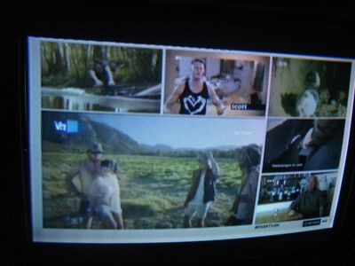 2014_03_13_PCH1_004.JPG
Boxer Infokanal, Boxer Danmark Mux 4, K38:  Die Multivision läuft weiter mit VH-1 im größeren Fenster und Ton. In den kleineren Fenstern wechseln die Programme im Minutentakt
Schlüsselwörter: TV DX Tropo Überreichweite DVB-T DTT Dänemark Danmark Boxer Infokanal Mux4 Multivision VH-1