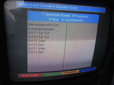 2015_02_11_PCH1_012.JPG
DTT Nät 1 Väst/Öst, Vislanda 1 (Nydala), K37 (Suchlauf mit Digipal1)
Schlüsselwörter: TV DX Tropo Überreichweite DVB-T DTT digital UHF Schweden Sverige Nät1 Väst Öst Vislanda K37 Suchlauf Digipal1