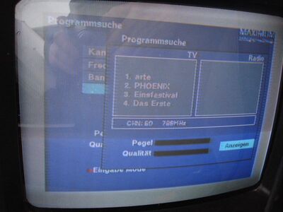 2015_02_11_PCH1_020.JPG
WDR Bouquet 1, SFN Sauerland/Siegerland, K60 (v)
Schlüsselwörter: TV DX Tropo Überreichweite DVB-T DTT digital UHF WDR ARD Sauerland Siegerland K60