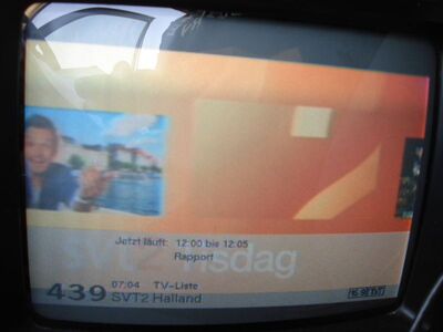 2015_08_04_PCH1_002.JPG
SVT 2 Halland, DTT Nät 1 Halland/Helsingborg, K21. Endlich mal was Unverschlüsseltes aus Schweden
Schlüsselwörter: TV DX Tropo Überreichweite DVB-T DTT digital UHF Schweden Sverige Kunsskapskanalen SVT2 Nät1 Halland Helsingborg K21