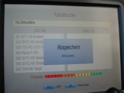 2016_06_07_PCH1_018.JPG
Und noch ein Erstempfang: DTT Nät 6 Småland/Sydöst/Växjö, SFN Vislanda/Markaryd/Traryd, K57
Schlüsselwörter: TV DX Tropo Überreichweite DVB-T2 DTT digital UHF Schweden Sverige DTT Nät 6 HD Småland Sydöst Väyjö Vislanda K57 Suchlauf