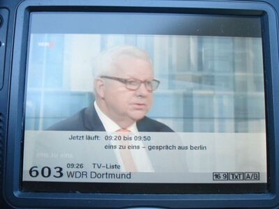 2016_06_08_PCH1_015.JPG
WDR Dortmund, WDR-Bouquet Dortmund, SFN Dortmund/Langenberg, K25v
Schlüsselwörter: TV DX Tropo Überreichweite DVB-T DTT digital UHF WDR Dortmund Langenberg K25