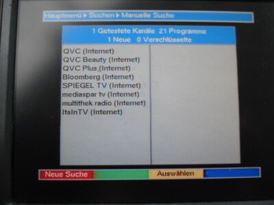 2016_08_05_PCH1_003.JPG
Ein neuer Programmeintrag in der Multithek: "mediaspar tv"
(MABB Mux 3, SFN Berlin, K39)
Schlüsselwörter: TV DVB-T DTT Multithek neues Programm mediaspar Multithek HbbTV MABB Berlin K39