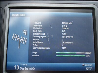 2016_08_18_PCH1_001.JPG
Sendeparameter des freenet DVB-T2 Pilotmux, SFN Schwerin/Rostock, K55
Schlüsselwörter: TV DX Tropo Überreichweite DVB-T2 DTT digital UHF freenet Pilotmux Irdeto Schwerin Rostock K55