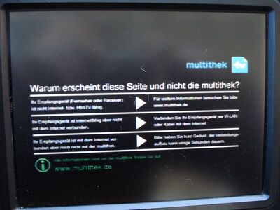 2017_02_15_PCH1_005.JPG
Multithek, DVB-T2-freenet Pilotmux: Hier ist weiterhin bei fehlender Internetfähigkeit bzw. fehlendem Zugang die bisherige Hinweistafel zu sehen
Schlüsselwörter: TV DX Tropo Überreichweite DVB-T2 HEVC DTT digital UHF Multithek Hinweistafel schwerin Rostock K55
