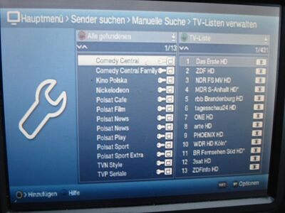 2017_10_19_PCH1_005.JPG
Auch wieder da: TV Mobilna Mux-4, SFN Szczecin/Swinouscie, K30v. Enthält 13 TV- und 12 Hörfunk-Px. Leider komplett verschlüsselt.
Schlüsselwörter: TV DX Tropo Überreichweite DVB-T DTT digital terrestrisch Polen Polska Mobilna Mux4 Szczecin Miezdyzdroje MPEG4 verschlüsselt encrypted Szczecin Swinoucie K30 vertikal