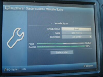2018_07_05_PCH1_004.JPG
Freenet.TV 2 West, SFN Münsterland/Osnabrück, K56 kam trotz geringer Signalstärke ca. 30 Minuten lang stabil mit 100% Qualität an - dank nicht vorhandener QRM
Schlüsselwörter: TV DX Tropo Überreichweite DVB-T2 DTT digital terrestrisch HEVC Irdeto verschlüsselt encrypted Freenet Freenet.TV2 West NRW Münsterland Osnabrück