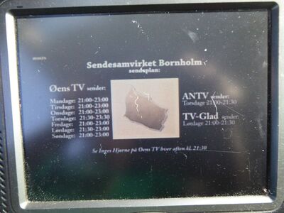 2019_06_19_PCH1_004.JPG
Sendesamvirket Bornholm, DIGI TV 1 Bornholm, SFN Bornholm, K59
Schlüsselwörter: TV Tropo Überreichweite DTT DVB-T MPEG-4 FTA Sendesamvirket Bornholm DIGI DIGI1 K59 MPEG4 FTA