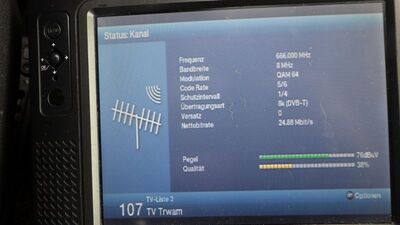 2020 10 01 PCH1 002
Sendeparameter für TP EmiTel Mux-1,  SFN Gorzow/Jemiolów/Zagan, K45. Auch schon lange nicht mehr geloggt
Schlüsselwörter: TV Tropo Überreichweite DTT DVB-T MPEG4 Polen Polska TP EmiTel Mux1 Gorzow Jemiolow Zagan K45 FTA Parameter