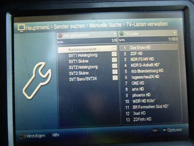 2021_03_02_PCH1_019.JPG
Immer noch da: Teracom Nät 1 Skåne, SFN Skåne Län (außer Raum Helsingborg), K41. Sendet immer noch im alten DVB-T mit MPEG-2.
Schlüsselwörter: TV DX Tropo Überreichweite digital DVB-T Schweden Sverige Teracom Nät1 Skåne SVT Sveriges Television MPEG2 FTA K41 Suchlauf