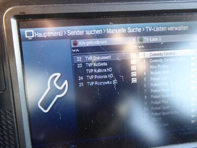 2021_09_09_PCH1_004.JPG
TVP DVB-T2 Mux-5: TVP Kultur ist wieder zurück, nachdem der Testkanal abgeschaltet wurde.
Schlüsselwörter: TV DX Tropo Überreichweite digital DVB-T2 HEVC TVP Test Mux-5 FTA Szczecin Bialogard K37 Suchlauf