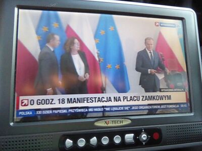 2021_10_10_PCH1_001.JPG
Auch diesen Morgen wieder da: "Wydarzenia 24 HEVC HD", einziges FTA-Px im "Mobilna TV Mux-4", Szczecin-Kolowo K30, 100 kW
Schlüsselwörter: TV DX Tropo Überreichweite digital DVB-T MPEG-4 Polen Polska Wydarzenia 24 HEVC HD Mobilna Mux-4 Szczecin Kolowo K30 FTA