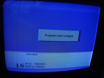 2009_08_05_PCH2_003.JPG
MABB Mux 3, SFN Berlin, K59: MyFun Radio ist nicht mehr da!
Schlüsselwörter: TV DVB-T Berlin MABB MyFun Radio Abschaltung Änderung Bouquet