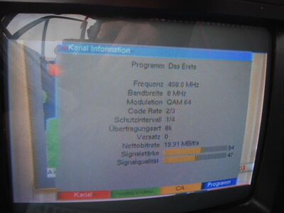 2011_08_05_PCH2_007.JPG
Das Erste, MDR 1-Bouquet, SFN Leipzig/Halle/Wittenberg, K24
Schlüsselwörter: TV Tropo Überreichweite digital DVB-T MDR MDR1 Das Erste