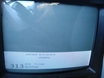 2013_03_06_PCH2_003.JPG
Der Digipal 1 speichert zwar die neuen Programme, kann aber weder Bild noch Ton dekodieren. Das gilt sowohl für die "Multithek" ...
Schlüsselwörter: TV DX DVB-T DTT digital Berlin MABB HbbTV Multithek K39 Digipal1
