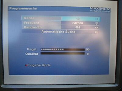 2015_10_24_PCH2_001.JPG
DVB-T2-Pilotprojekt Berlin, SFN Berlin, K42. Hoffentlich habe ich bald einen geeigneten Receiver...
Schlüsselwörter: TV DX Tropo Überreichweite DVB-T2 HEVC DTT digital UHF Pilotprojekt Berlin K42