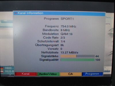 2016_04_11_PCH2_002.JPG
Sport 1, neu im NLM gemischtes Boquet 2, SFN Hannover/Braunschweig, K56
Schlüsselwörter: TV DX Tropo Überreichweite DVB-T DTT digital UHF NLM gemischtes Boquet Niedersachsen Lower Saxony Sport1 K56 neues Programm