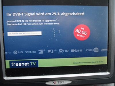 2017_03_16_PCH2_002.JPG
Die alte Multithek weist immer noch auf die DVB-T-Abschaltung am 29. März hin
Schlüsselwörter: TV DX DVB-T DTT digital UHF Abschaltung Abschalthinweis Multithek MABB Berlin K39