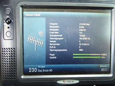 2020 08 06 PCH2 002
Sendeparameter und Empfangsqualität für MDR Mux 1, SFN Halle/Wittenberg, K38
Schlüsselwörter: TV DX Überreichweite Tropo DVB-T2 HEVC MDR MDR1 Halle Wittenberg K38 Parameter